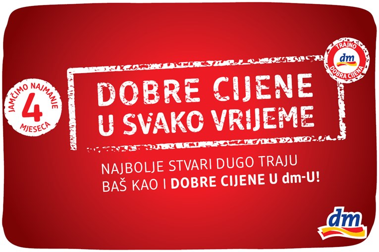 Svaki 4. proizvod u dm-u po Dobroj cijeni!